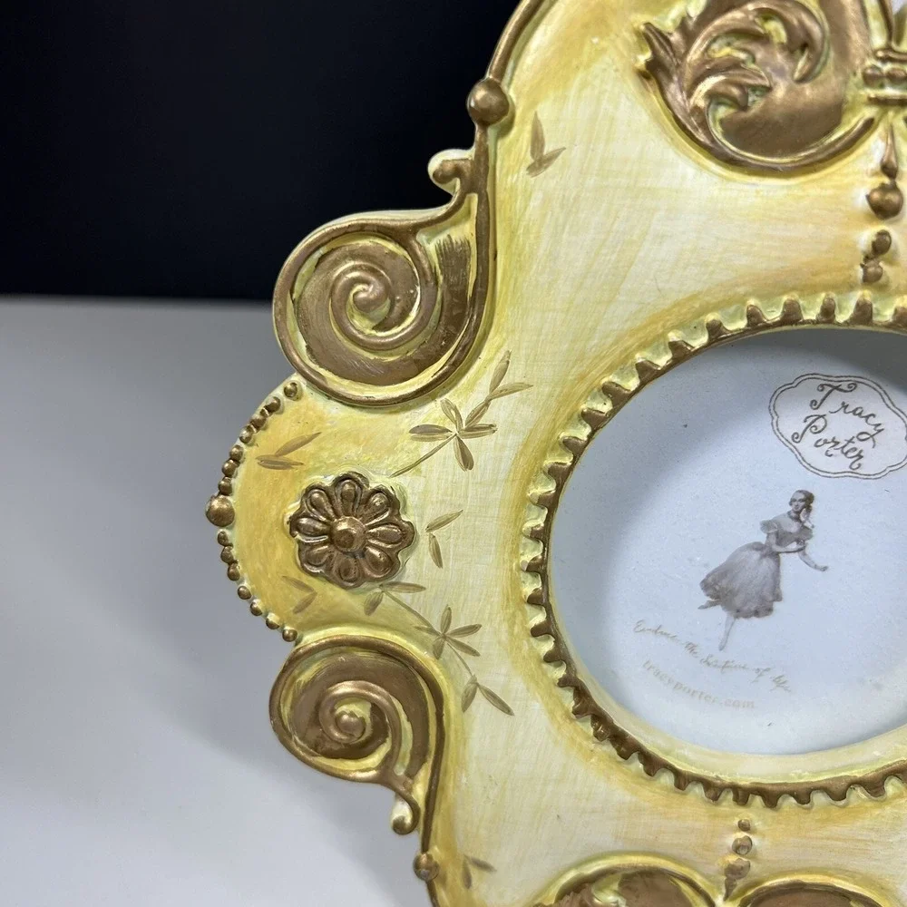 Vintage Tracy Porter Ornate Picture Cottage Frame Style Floral